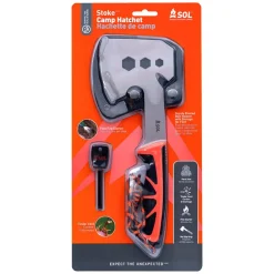 Online Hachette Stock Camp Hatchet Black Orange Accessoires Bivouac