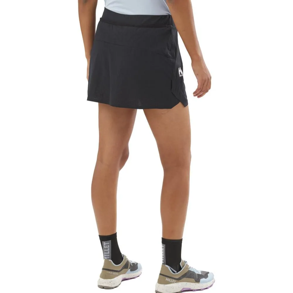 New Jupe de trail Intense Dual Short W Black Noir Short Trail|Vêtements De Trail