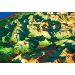 Carte 3D<3DMAP Jura & Léman + Cadre