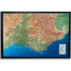 Clearance La Provence-Alpes-Côte-d'Azur + Cadre Carte 3D