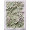 Carte 3D<Deniveles La Tournette & Mont Charvin + Cadre
