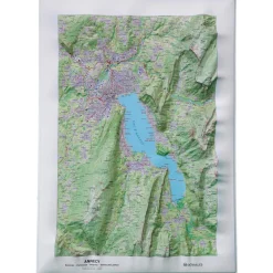 Discount Lac d'Annecy + Cadre Carte 3D