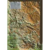 Carte 3D<3DMAP L'Aveyron + Cadre