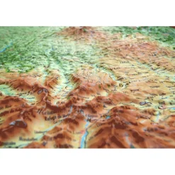 Carte 3D<3DMAP Le Parc Naturel Régional des Volcans d'Auvergne + Cadre