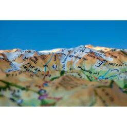 Carte 3D<3DMAP Le Tour Du Mont-Blanc + Cadre