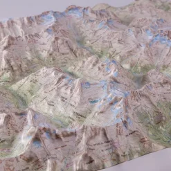 Hot Les Ecrins Nord + Cadre Carte 3D