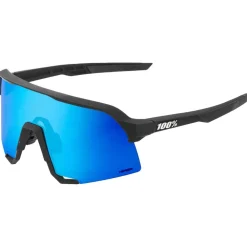 Lunettes Trail|Lunettes Trail-Running<1 Lunettes de soleil 00% S3 Matte Black Hiper Blue Multilayer Mirror Lens