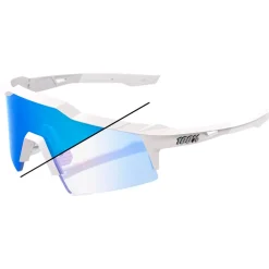 Lunettes Photochromiques|Lunettes Trail<1 Lunettes de soleil 00% Speedcraft SL Bastille Pearl White Glitter Blue Mirror Photochromic Lens