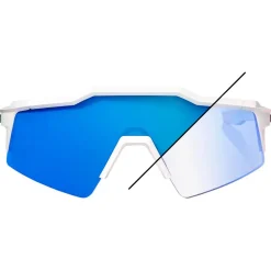 Lunettes Photochromiques|Lunettes Trail<1 Lunettes de soleil 00% Speedcraft SL Bastille Pearl White Glitter Blue Mirror Photochromic Lens
