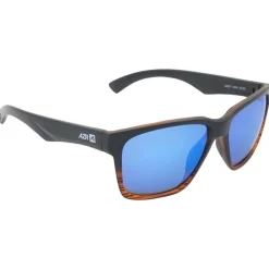 Lunettes Femme<AZR Lunettes de soleil Andy Noire Ecaille Mate Multicouche Bleu