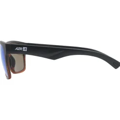 Lunettes Femme<AZR Lunettes de soleil Andy Noire Ecaille Mate Multicouche Bleu