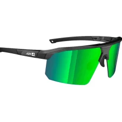 Lunettes Femme<AZR Lunettes de soleil Arrow Rx Noire Vernie Multicouche Vert
