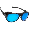 Lunettes Femme|Lunettes Polarisées<AZR Lunettes de soleil Cime Mat Noir Multicouche Bleu