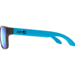 Discount Lunettes de soleil Cool Noire Mate Bleue Multicouche Bleu Enfant Lunettes Enfant