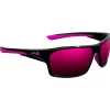 Lunettes Femme<AZR Lunettes de soleil Elite Noire Vernie Rose Multicouche Rose
