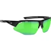 Outlet Lunettes de soleil Galibier Mat Noir Irisé Vert Photochromic Femme Lunettes Trail|Lunettes Trail-Running
