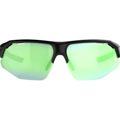 Outlet Lunettes de soleil Galibier Mat Noir Irisé Vert Photochromic Femme Lunettes Trail|Lunettes Trail-Running