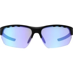 Lunettes Trail|Lunettes Trail-Running<AZR Lunettes de soleil Izoard Noire Mate Bleue Photochromique Irisé Bleu