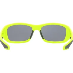 Lunettes Polarisées|Lunettes Femme<AZR Lunettes de soleil Nouméa Jaune Fluo Gris Miroir Polarized