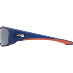 Lunettes de soleil Nouméa Mat Bleu Crystal Gris Miroir Polarized Femme Lunettes Femme|Lunettes Polarisées