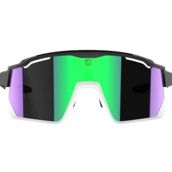 Lunettes Femme|Lunettes Photochromiques<AZR Lunettes de soleil Pro Race Rx Vernie Noir Blanc Multicouche Vert