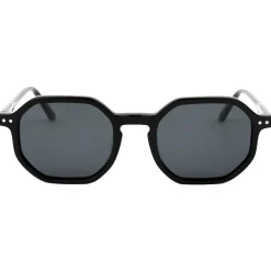 Lunettes Polarisées<Binocle Eyewear Lunettes de soleil Bogota Shiny Black Grey Polarized