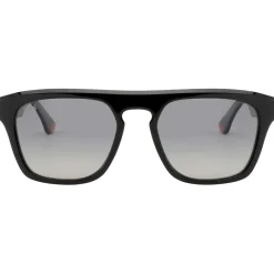 Lunettes Polarisées<Binocle Eyewear Lunettes de soleil Stefano Shiny Black Gradient Grey Polarized