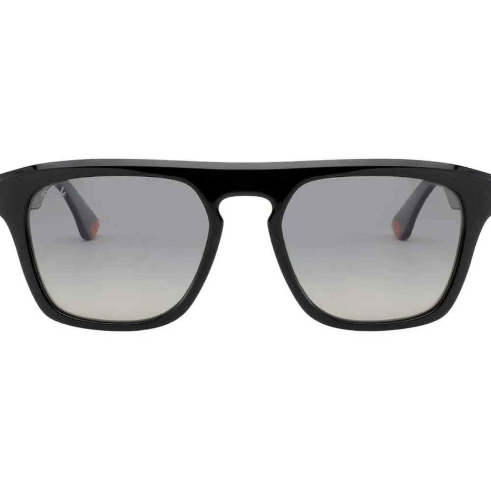 Lunettes Polarisées<Binocle Eyewear Lunettes de soleil Stefano Shiny Black Gradient Grey Polarized