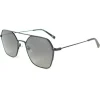 Discount Lunettes de soleil Lewis Black Mat Gradient Grey Polarized Lunettes Polarisées