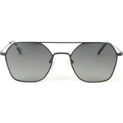 Discount Lunettes de soleil Lewis Black Mat Gradient Grey Polarized Lunettes Polarisées