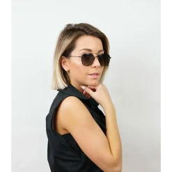 Discount Lunettes de soleil Lewis Black Mat Gradient Grey Polarized Lunettes Polarisées