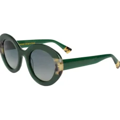 Lunettes Polarisées|Lunettes Femme<Binocle Eyewear Lunettes de soleil Bianca Shiny Tortoise Tokyo Kaki Gradient Grey Polarized
