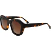 Sale Lunettes de soleil Valentina Shiny Tortoise Brown Polarized Femme Lunettes Femme|Lunettes Polarisées