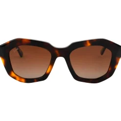Sale Lunettes de soleil Valentina Shiny Tortoise Brown Polarized Femme Lunettes Femme|Lunettes Polarisées