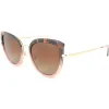 Lunettes Femme|Lunettes Polarisées<Binocle Eyewear Lunettes de soleil Giulia Shiny Gold Black Pink Tortoise Gradient Grey Polarized