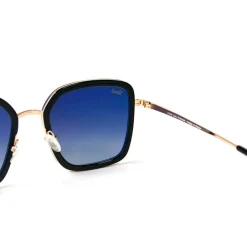 Online Lunettes de soleil Paloma Gold Black Grey Polarized Femme Lunettes Femme|Lunettes Polarisées