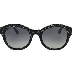 Sale Lunettes de soleil Sophia Shiny Black Gradient Grey Polarized Femme Lunettes Femme|Lunettes Polarisées
