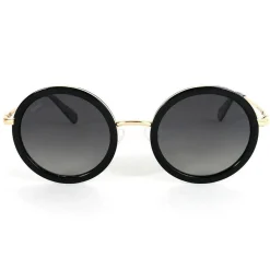 Discount Lunettes de soleil Monica Gold Grey Polarized Femme Lunettes Femme|Lunettes Polarisées