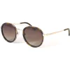 Lunettes Polarisées<Binocle Eyewear Lunettes de soleil Arizona Shiny Gold Tortoise Brown Polarized