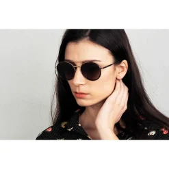 Lunettes Polarisées<Binocle Eyewear Lunettes de soleil Arizona Shiny Gold Tortoise Brown Polarized
