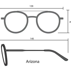 Lunettes Polarisées<Binocle Eyewear Lunettes de soleil Arizona Shiny Gold Tortoise Brown Polarized