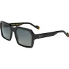Lunettes de soleil Tyler Shiny Black Gradient Grey Polarized Lunettes Polarisées