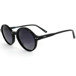 Discount Lunettes de soleil Sydney Shiny Black Gradient Grey Polarized Femme Lunettes Femme|Lunettes Polarisées