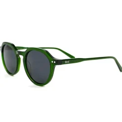 Best Lunettes de soleil Melbourne Shiny Khaki Grey Polarized Femme Lunettes Polarisées|Lunettes Femme