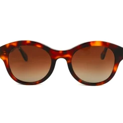 Lunettes Femme|Lunettes Polarisées<Binocle Eyewear Lunettes de soleil Sophia Shiny Tortoise Gradient Brown Polarized