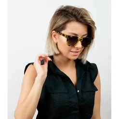Lunettes Femme|Lunettes Polarisées<Binocle Eyewear Lunettes de soleil Gina Tortoise Grey Polarized
