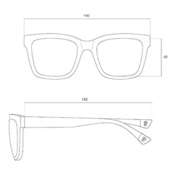 Lunettes Femme|Lunettes Polarisées<Binocle Eyewear Lunettes de soleil Gina Tortoise Grey Polarized