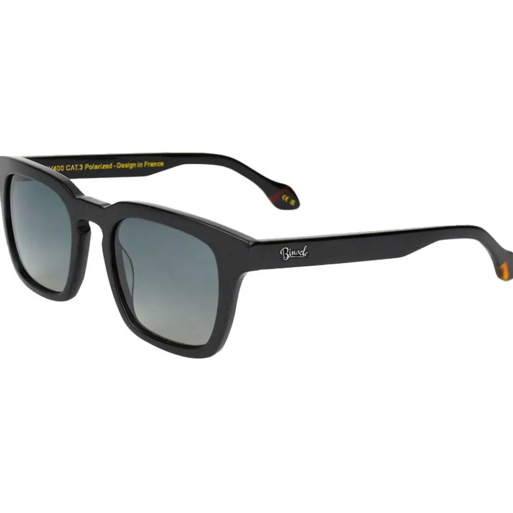 Lunettes Polarisées<Binocle Eyewear Lunettes de soleil Matt Shiny Black Gradient Grey Polarized