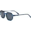 Hot Lunettes de soleil Bogota Shiny Blue Wood Grey Polarized Lunettes Polarisées