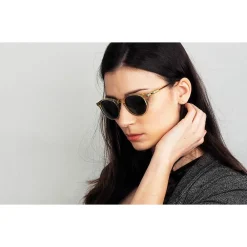 Lunettes Femme|Lunettes Polarisées<Binocle Eyewear Lunettes de soleil California Champagne Green Polarized